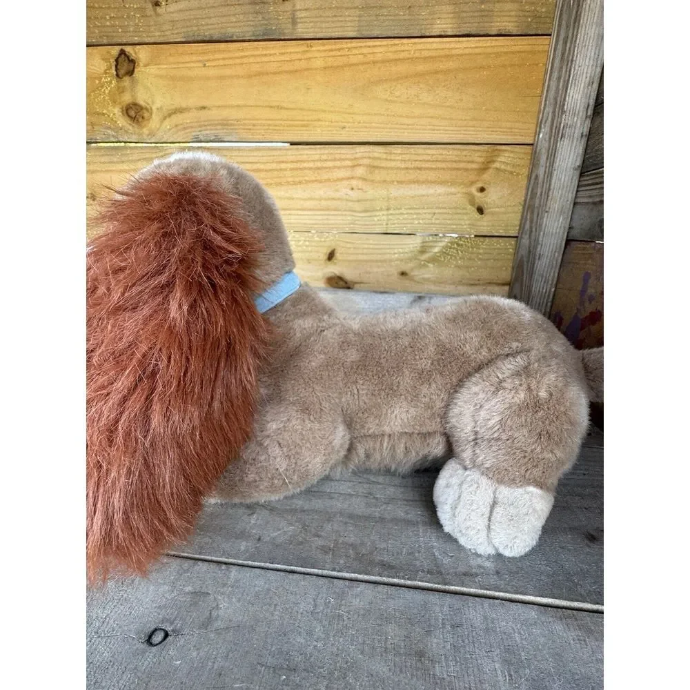 Disney Lady And The Tramp Stuffed Lady Dog With Collar‎ Metal Name Plate